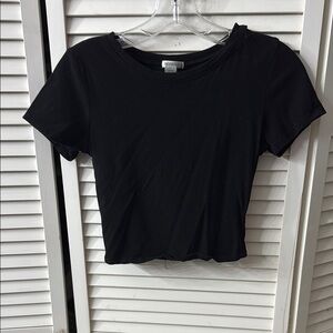 Black Women's Crop Top